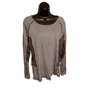 GSX Gander Mountain Large Womens Long Sleeve Striped Performance Shirt